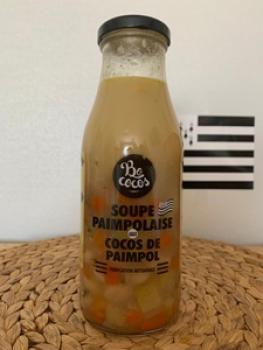 Traditionelle bretonische Suppe im Glas – hausgemacht in Pleudaniel